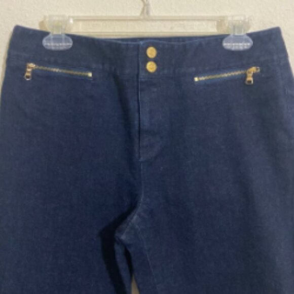 POLO RALPH LAUREN Women's Crop Dressy Denim Pants Size 8 - Picture 1 of 8